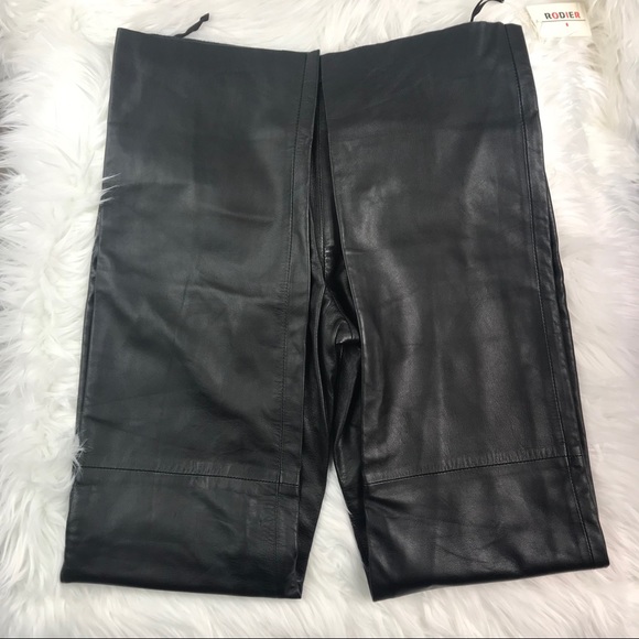Rodier Leather Pants New With Tags - Picture 4 of 8